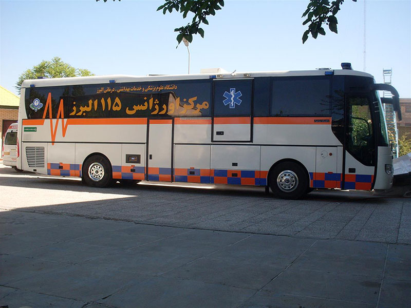 تجهیز انواع اتوبوس به آمبولانس